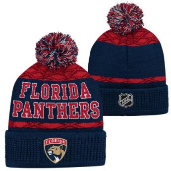 Florida Panthers gyerek téli sapka Puck Pattern Cuffed Pom