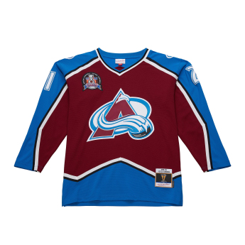 Colorado Avalanche hoki mez Peter Forsberg 1995 NHL Dark Jersey