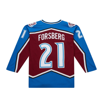 Colorado Avalanche hoki mez Peter Forsberg 1995 NHL Dark Jersey