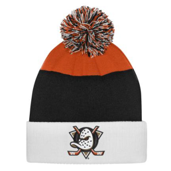 Anaheim Ducks gyerek téli sapka Essentials Cuffed Knit W Pom