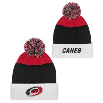Carolina Hurricanes gyerek téli sapka Essentials Cuffed Knit W Pom