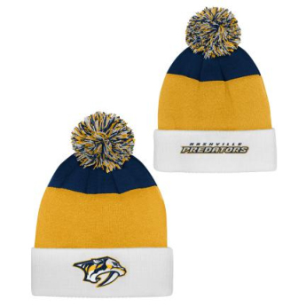 Nashville Predators gyerek téli sapka Essentials Cuffed Knit W Pom