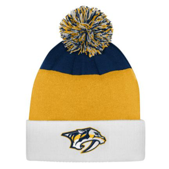 Nashville Predators gyerek téli sapka Essentials Cuffed Knit W Pom