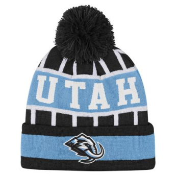 Utah Hockey Club gyerek téli sapka Go Fast Cuffed Knit W Pom