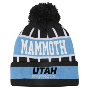 Utah Hockey Club gyerek téli sapka Go Fast Cuffed Knit W Pom