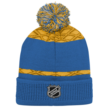 St. Louis Blues gyerek téli sapka Puck Pattern Cuffed Pom