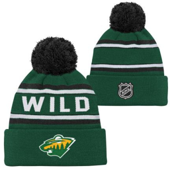 Minnesota Wild gyerek téli sapka 3Rd Jersey Jacquard Cuff Pom
