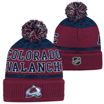 Colorado Avalanche gyerek téli sapka Puck Pattern Cuffed Pom