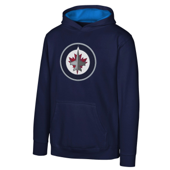 Winnipeg Jets gyerek kapucnis pulóver Prime Po Flc Hood -Home