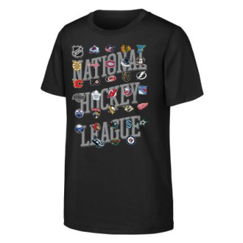 NHL termékek gyerek póló All Teams Ss black