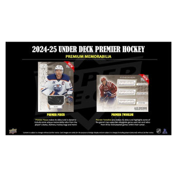 NHL dobozok NHL hokikártyák 2024-25 Upper Deck Premier Hockey Hobby Box