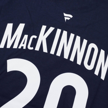 Colorado Avalanche férfi póló Nathan MacKinnon #29 iconic name & number graphic