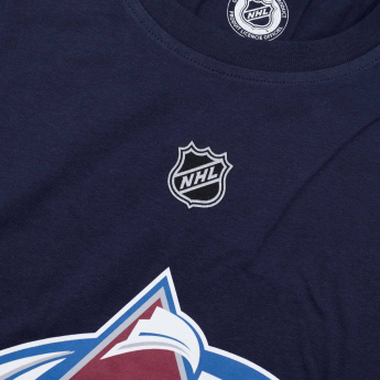 Colorado Avalanche férfi póló Nathan MacKinnon #29 iconic name & number graphic