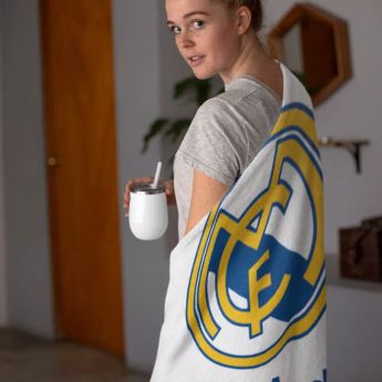 Real Madrid gyapjú takaró white