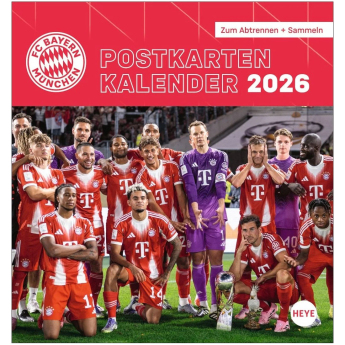 Bayern München naptár 2026 Postcard