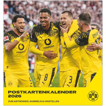 Borussia Dortmund naptár 2026 Postcard