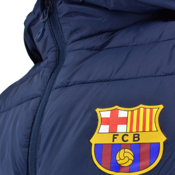 FC Barcelona férfi téli kabát Padded navy
