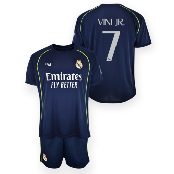 Real Madrid gyerek szett replica 25/26 Away Vini Jr.