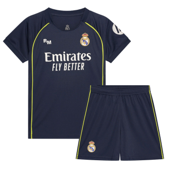 Real Madrid gyerek szett replica 25/26 Away Vini Jr.