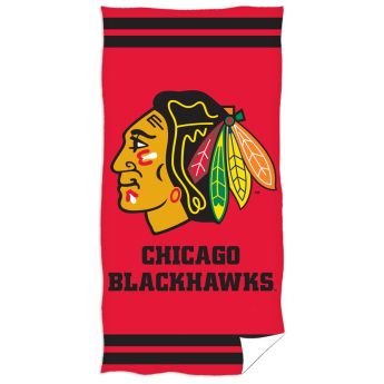Chicago Blackhawks strand törölköző red