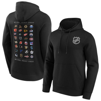NHL termékek férfi kapucnis pulóver All Team Graphic black