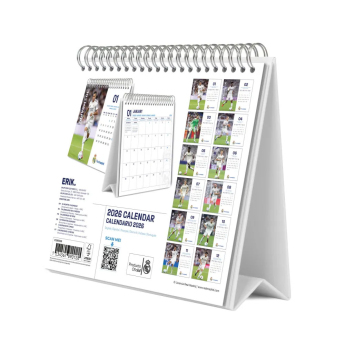 Real Madrid asztali naptár 2026