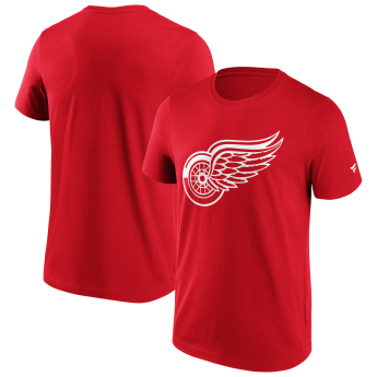 Detroit Red Wings férfi póló Primary Logo Graphic T-Shirt red
