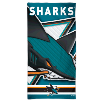 San Jose Sharks fürdőlepedő Spectra Beach Towel