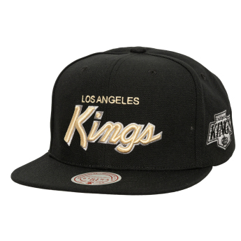 Los Angeles Kings baseball flat sapka Cream Script Snapback black