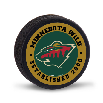 Puk Minnesota Wild Round NHL Hockey Puck Packaged