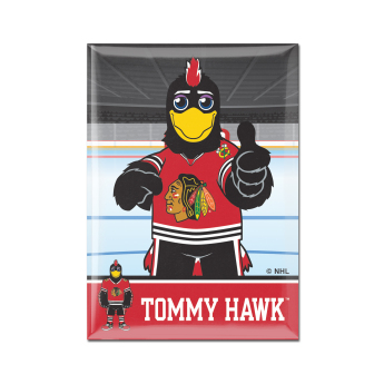 Magnet Chicago Blackhawks NHL Metal Magnet MASCOT