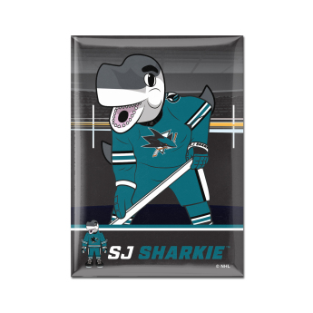 San Jose Sharks mágnes Metal Mascot