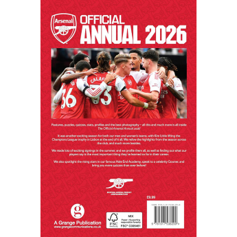 FC Arsenal könyv évkönyv 2026