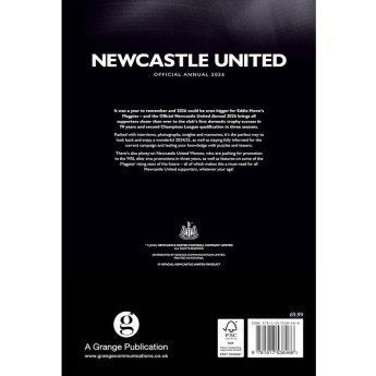 Newcastle United könyv évkönyv 2026