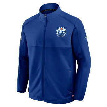 Edmonton Oilers férfi kabát Authentic Pro Rink Poly Fleece FZ