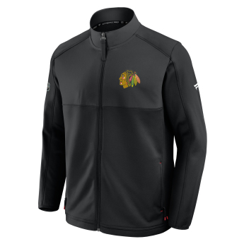 Chicago Blackhawks férfi kabát Authentic Pro Rink Poly Fleece FZ