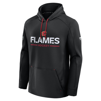 Calgary Flames férfi kapucnis pulóver Authentic Pro Rink Poly Fleece POH
