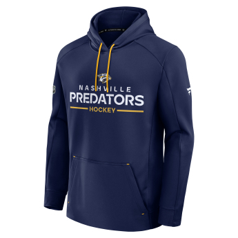 Nashville Predators férfi kapucnis pulóver Authentic Pro Rink Poly Fleece POH