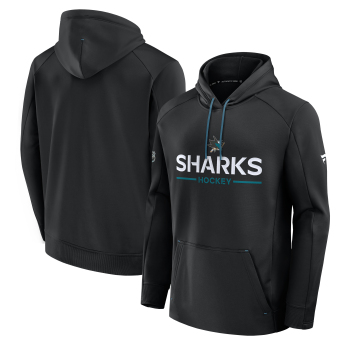 San Jose Sharks férfi kapucnis pulóver Authentic Pro Rink Poly Fleece POH