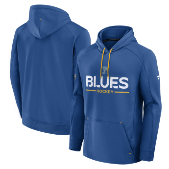St. Louis Blues férfi kapucnis pulóver Authentic Pro Rink Poly Fleece POH