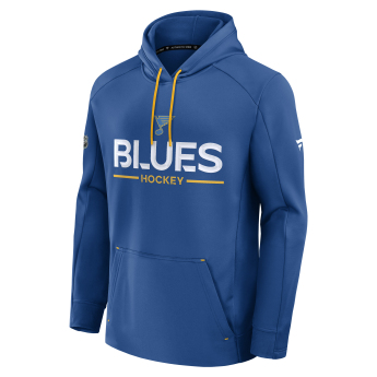 St. Louis Blues férfi kapucnis pulóver Authentic Pro Rink Poly Fleece POH