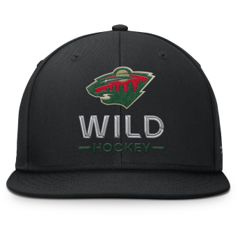 Minnesota Wild baseball flat sapka Authentic Pro A/Cap Flat Brim Square Visor Structured Adjustable