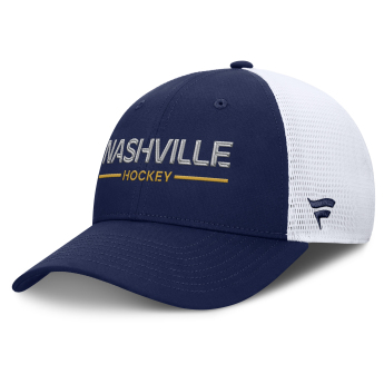 Nashville Predators baseball sapka Authentic Pro A/Cap Structured Adj. Meshback