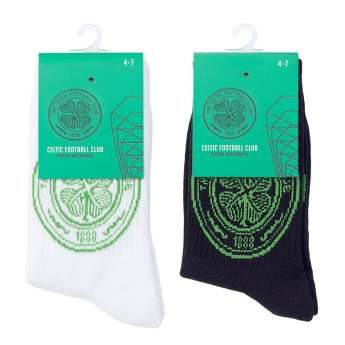 FC Celtic zokni Twin Pack Dress 7-11 UK (40-46) EU