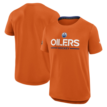 Edmonton Oilers férfi póló Authentic Pro SS Rink Tee