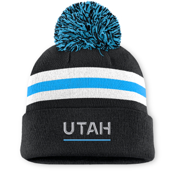Utah Hockey Club női téli sapka Authentic Pro W/Cap Cuffed Pom Beanie