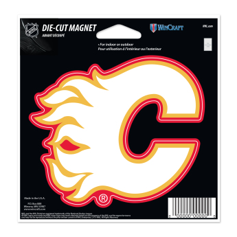 Calgary Flames mágnes Die Cut