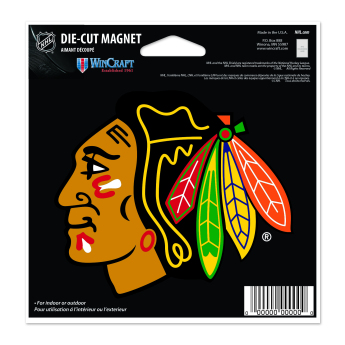 Chicago Blackhawks mágnes Die Cut