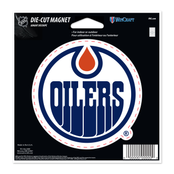 Edmonton Oilers mágnes Die Cut