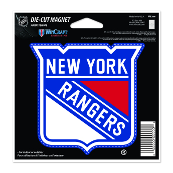 New York Rangers mágnes Die Cut